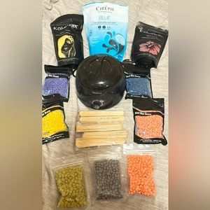 Wax Warmer Pot Set Hair Removal Complete Kit